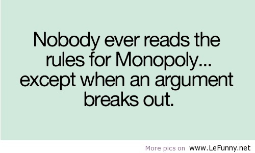 Monopoly-rules